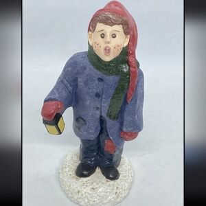 Vintage Dickens cedartown carolers orphan Oliver boy figurine